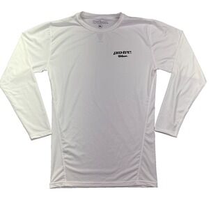 Pro Tec Compression Wilson Brand Shirt Tennis Sport Sz XL White‎ EUC